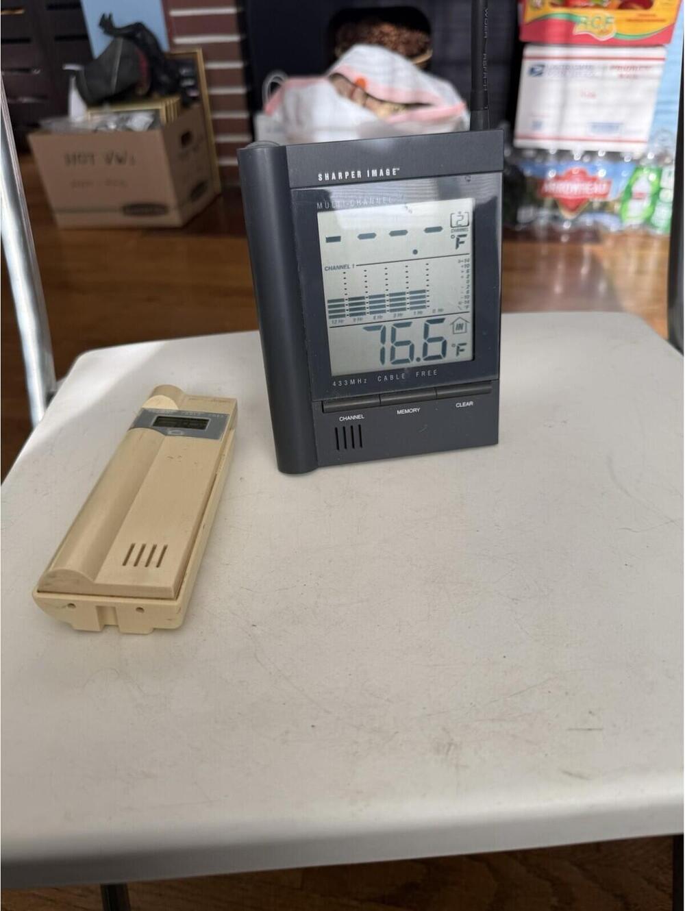 sharper image remote thermometer
